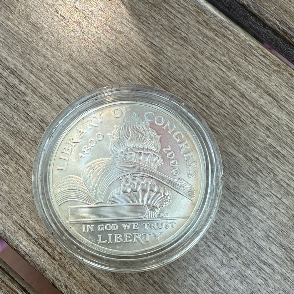 Library of Congress Commemorative Silver Coin